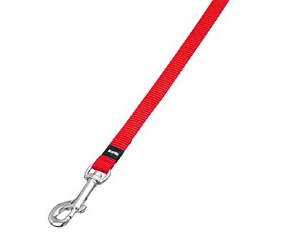 Laisse Art Sportiv Plus Rouge - Nylon - 1 Mètre - Largeur 20 Mm