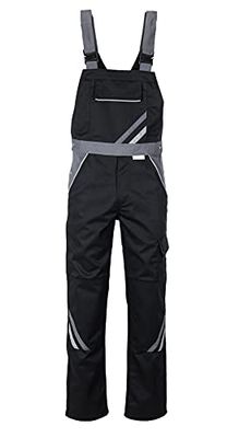 Planam Highline 2712 Salopette pour homme Noir ardoise Zinc Taille 90