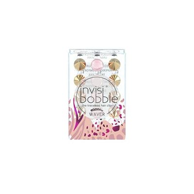 Invisibobble Pince A Cheveux Transparente Waver X3 - Barettes Cheveux Fille Édition Limitée - Pince A Cheveux Femme Forte - Barettes Cheveux Femme Chic