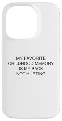 My Favorite Childhood Memory Case for iPhone 14 Pro