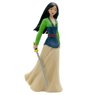Bullyland 11356 - Figura de Mulan de Walt Disney Mulan, Aprox. 10 cm, Detallada, Ideal como pequeño Regalo para niños a Partir de 3 años