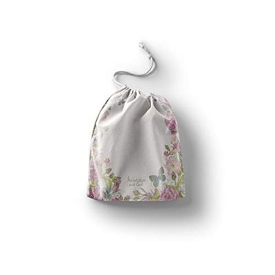 Bonamaison Printed Cotton Produce Bag with Drawstring, Reusable Grocery Bag, Biodegradable Eco-Friendly Bags, Travel Pouch, Sachet Bags, Shopping Bag, Eco Friendly, Foldable, Size: 20x30 Cm
