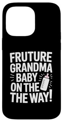Futuro Nonna Baby On The Way Annuncio Custodia per iPhone 14 Pro Max