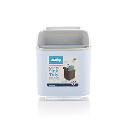 Minky Organizador de fregadero, color azul