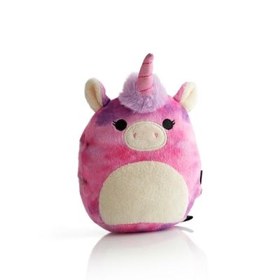 WONDEE - SQUISMALLOWS Mini Bluetooth Speaker for Girls, Boys and Women, Soft Plush and Cuddly Lola, Wireless Bluetooth Speaker with Powerful Sound and Microphone for Calls