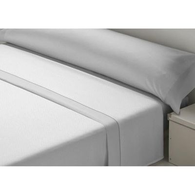 D'Or Jazmin, set di lenzuola grigie, letto da 180 flanella