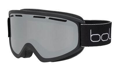 Bolle - FREEZE PLUS lunettes de ski noir mat,Vermillon Chrome Noir Cat 3, lunettes de protection contre la neige,Adulte Unisex,M