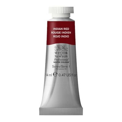 Winsor & Newton 0105317 Professional Water Colour, fijnste kunstenaars aquarelverf met de hoogst mogelijke pigmentatie, uitstekende lichtechtheid - 14ml Tube, Indian Red