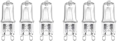 MSC 3 x 40W G9 Halogen Oven Bulbs - Suitable for Oven, Salt Lamp, Lava Lamp - Dimmable, Compatible with Zanussi, AEG, Stoves - Warm White, 230V (3000K, 3 pc, 40W)