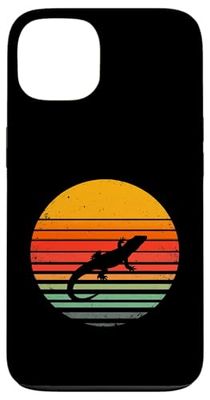 Vintage Lizard Sunset Case for iPhone 13