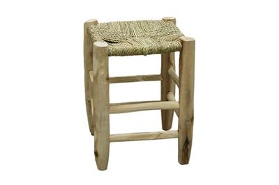 Mimbre Natural Middelgrote kruk (30×30×42)