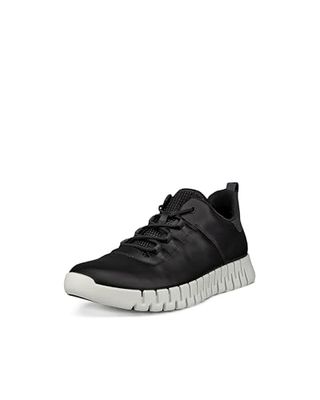 ECCO Homme Gruuv Black Shoes, 39 EU Étroit
