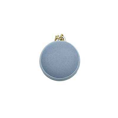 Halterrego - Altavoz Bluetooth Biodegradable BT V5.0, Mincro Integrado, RMS 3W, Aux in, batería Recargable de 800 mAh, IPX7, Color Azul