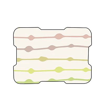 Bonamaison, Musmatta med digitalt tryck, halkfri baksida, för kontor och hem, storlek: 22 x 18 cm