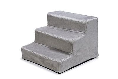 Karlie Easy Step, scala per cani, accessori per cani, peluche/legno, grigio