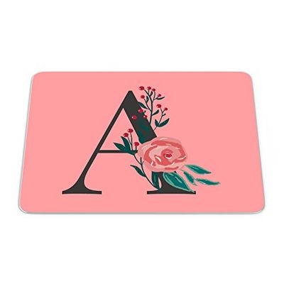 Questo Casa, Rektangel digitalt tryckt musmatta, halkfri undersida, för kontor och hem, storlek: 22 x 18 cm