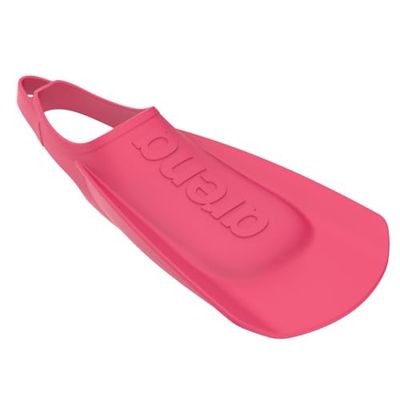 Arena Pinne unisex per adulti, comode e leggere, per allenamento di nuoto, per uomini e donne, in silicone, a lama corta, design con tacco aperto, rosa, 34,5-35,5