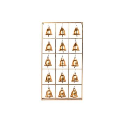 Home ESPRIT Wall Decor Gold Bells 50 x 10 x 97 cm