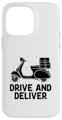 Drive And Deliver Delivery Guy Package Delivering Case for iPhone 14 Pro Max