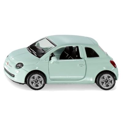 siku 1453, Voiture Fiat 500, Jouet Pour Enfants, Métal/Plastique, Menthe, Pneus En Caoutchouc