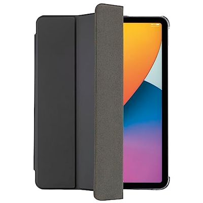 Hama Fold Clear Coque pour Apple iPad 10,9" (22) - Housse Fonction Chevalet, Compartiment pour Stylet, Protection Fermeture Magnétique, Dos Transparent - Noir