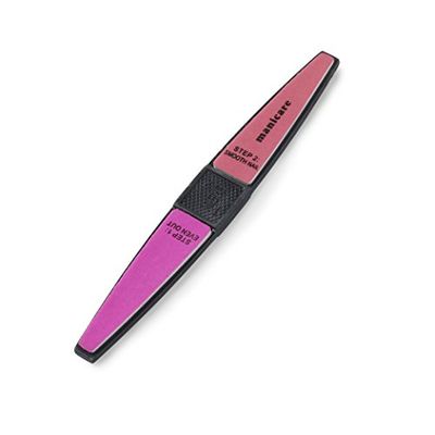 Manicare Polissoir à ongles 4 faces pour limer, façonner, enlever les stries et polir, outil professionnel de manucure et de pédicure facile à utiliser à domicile ou en salon