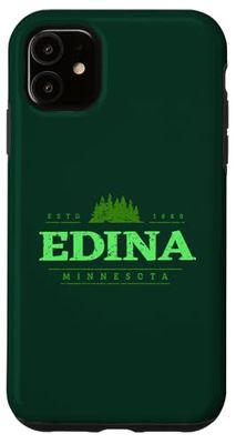 Edina Minnesota | Retro Edina Minnesota Treeline Custodia per iPhone 11