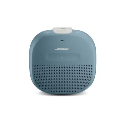 Bose Diffusore SoundLink Micro Bluetooth: portatile, impermeabile, compatto, con microfono, azzurro pietra
