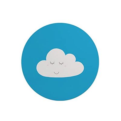 Questo Casa, Round Digital Printed Mouse Pad, Non-Slip Base, for Office and Home, Diameter:22cm