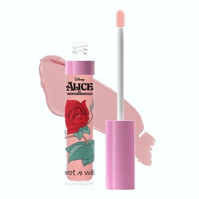 Wet n Wild Alice in Wonderland Lip Gloss, High-Shiny and Lightly-Tinted for the Ultimate Mirror Finish, Infused with Vitamin E, Sunflower Seed and Argan Oil, We Sing Too Shade