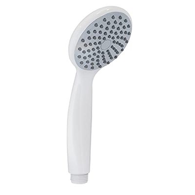 Gedy G-Easy 03 Douchette 1 Jet, pommeau ABS avec Finition Blanche, 5 Ans de Garantie, Design R&S, Filtre de Douche Anti-Sable Inclus, Unique