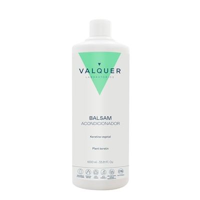 Valquer Professional Revitalisant Cheveux Revitalisant avec Naturel Kératine Cheveux Baume Cheveux Abîmés - 1000 Ml