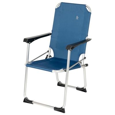 Bo-Camp “Copa Rio Kids” – Sedia Pieghevole in Alluminio Blu 43 x 45 x 75 cm, Portata 80 kg