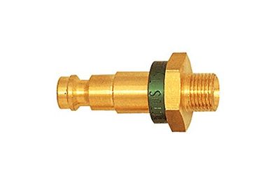RIEGLER 107649-247.65 NW 5 - Pezón inconfundible (latón desnudo, G 1/8 AG), color marrón