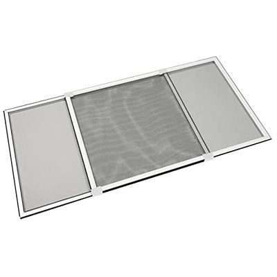 Gardinia Glijdend muskietennetframe voor rolluiken, raam zonder boren, wit, 100-192 x 75 cm