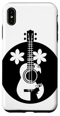 Ukulele Disegno Cavaquinho Musica hawaiana Custodia per iPhone XS Max