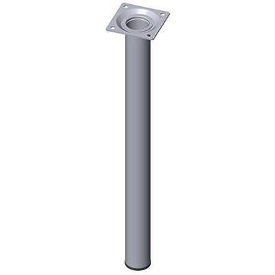 Element System 18133-00347 Pé para móveis, cromado, 40 cm, conjunto de 4 peças