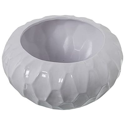 DRW Rond keramisch centrum in wit helderheid 28 x 15 cm