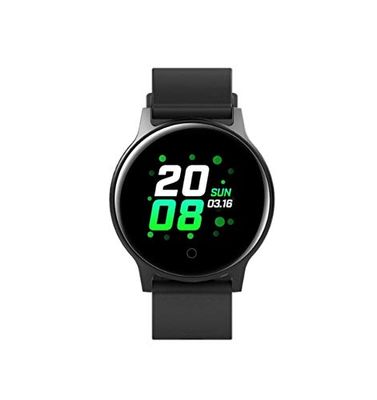 KSIX smart your tech Sportarmband Ksix Fitness Band GPS met hartslagmonitor Smartband Smartwatch, zwart, eenheidsmaat