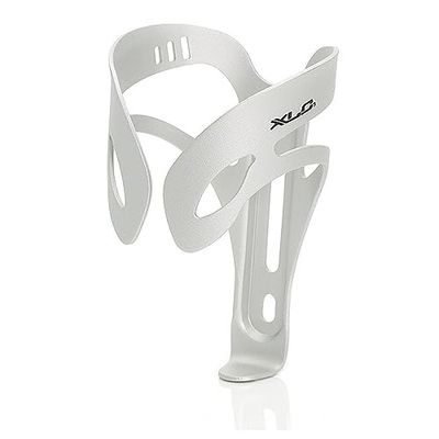XLC Unisex – drinkfles voor volwassenen aluminium BC-A04 flessenhouder, zilver/mat, 15 x 7,6 x 7,6 cm