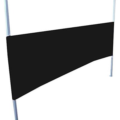 Cablematic Zijdoek, opvouwbaar, 300 cm, zwart