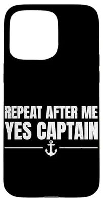 Captain Funny Boat Captain Case for iPhone 15 Pro Max