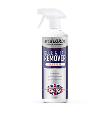 McKLords Commercial Glue Adhesive and Tar Remover, 1 Litre, Clear