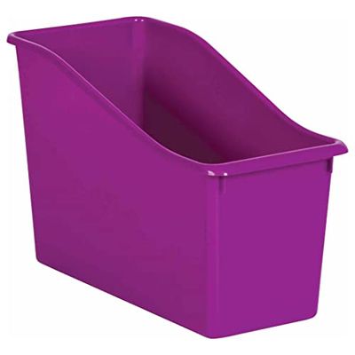 Teacher Created Resources Purple Plastic Book Bin