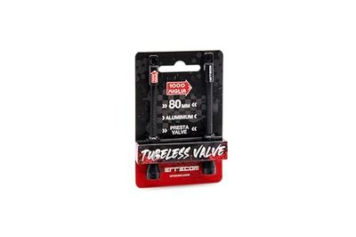 ERRECOM 1000 Miglia Válvulas Tubeless para Bicicletas - 80 mm, compatibles con válvulas Presta, juego de 2 piezas, herramienta de extracción Valve Core incluida