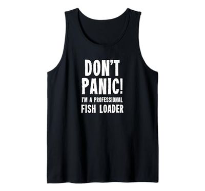 Cargador de Pescado Camiseta sin Mangas