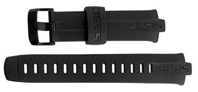 SEAC Action HR Bracelet de Rechange pour Ordinateur de plongée et apnée, Boucle avec Traitement Haute résistance Unisexe Adulte, Mixte, 1630022000520A, Noir, Standard