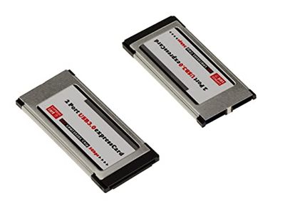 KALEA-INFORMATIQUE Express Card 34mm EXPRESSCARD 34 a USB 3.0 2 Puertos USB3 SUPERSPEED 5G con Chipset NEC D720202 - Flush.