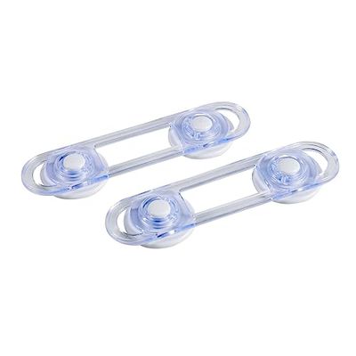 BEBE DOUCEUR, Zestaw 2 małych zatrzasków zabezpieczających model - 12 x 4,5 x 1 cm - PVC