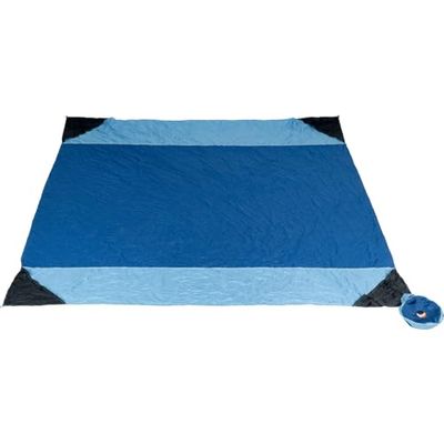 Ticket to the Moon Coperta da Spiaggia-Blu Reale/Azzurro (2021) Unisex-Adulto, Standard